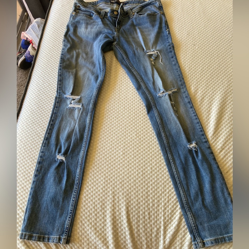 Levi's Blue Ankle & Cropped Jeans